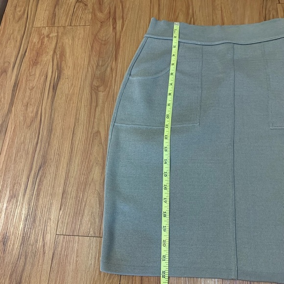 Sonia Rykiel Grey Knit 100% Cotton Midi Skirt - Picture 9 of 9